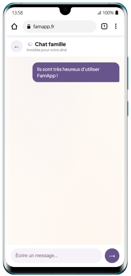 💬 Chat famille privé